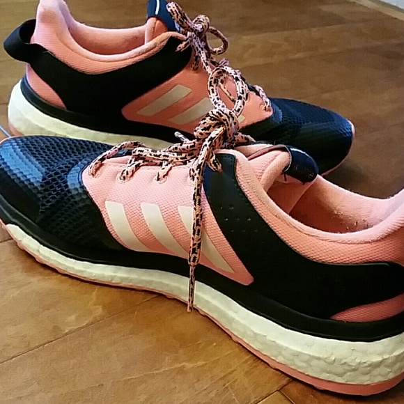 adidas Shoes - Coral & Black Adidas Boost Energy